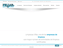 Tablet Screenshot of limpiezasvillar.com